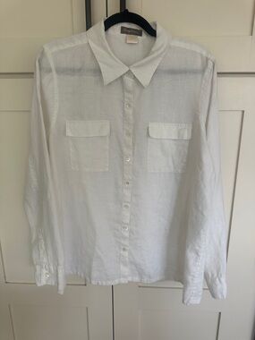Tommy Bahama Linen Button Up Long Sleeve Shirt